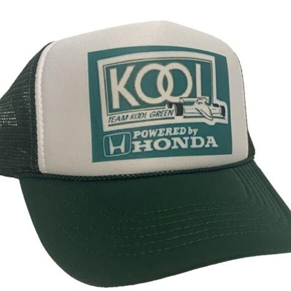 F1 Retro 80s Vintage Style KOOL Racing Hat Formula 1 Trucker Honda Track Wear - Picture 1 of 3